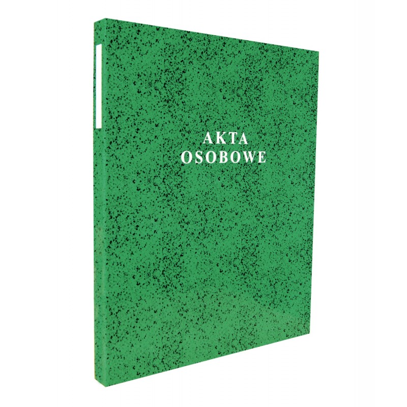 Teczka do akt osobowych TO oklejana Konfex T04 zielona